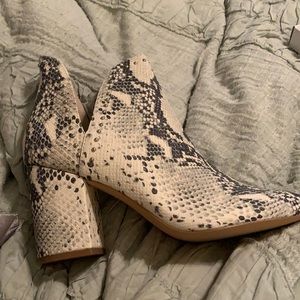 Steve Madden Snake skin boots